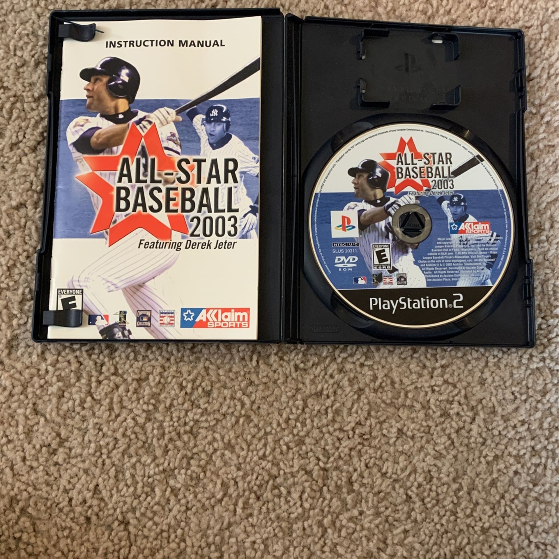 All Star Baseball 2003 (PS2) W/ Manual