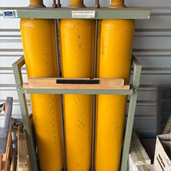 SCBA Breathing Air Cascade System – 3 High Pressure Cylinders w/ Rack