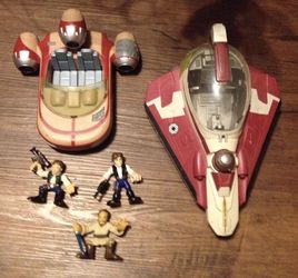  Star Wars Fisher Price Galactic Heroes lot