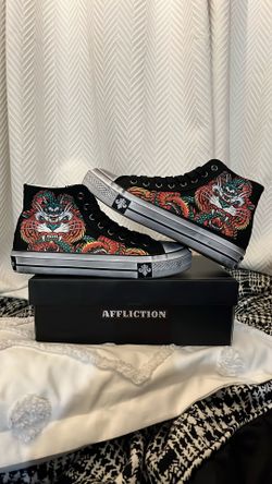 Affliction Flame & Fable Hi-top Shoe M5.5