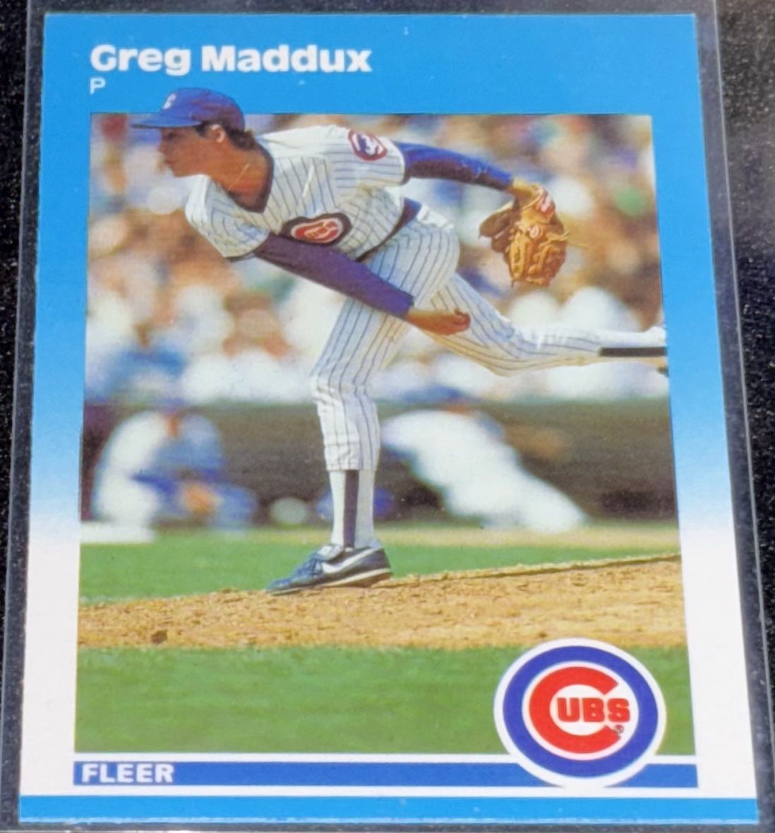 Greg Maddux 1987 Fleer RC Chicago Cubs HOF