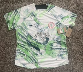 Nike Nigeria Women’s Pre Match Soccer Jersey Football Shirt World Cup Top FIFA Size XL Eagle 