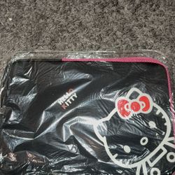 Hello Kitty Black Sleeve with Pink Trim and Red