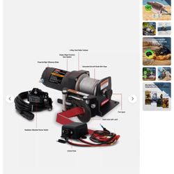 Hyper tough  2500lbs winch kit cómplete new níb look @@@