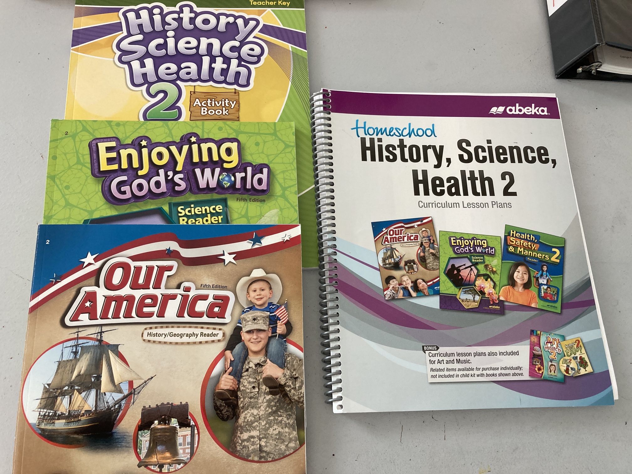 Abeka Homeschool History, hotsell Science, Health 2 Curriculum Lesson Plans 2nd Grade