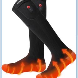 🔥Brand new🔥 Venustas Heated Socks for Men Women, Rechargeable Electric Heated Hunting Socks for Cold Feet size：M 5-cang-1