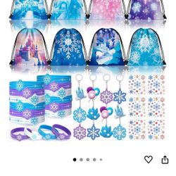 Party Favors Birthday Supplies Girls Drawstring Bags