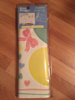 Jumbo stick-ups balloons