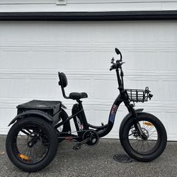 Addmotor Triketan M-330 Electric Trike – Practically New – Only 39 Miles - Senior Tricycle Bike