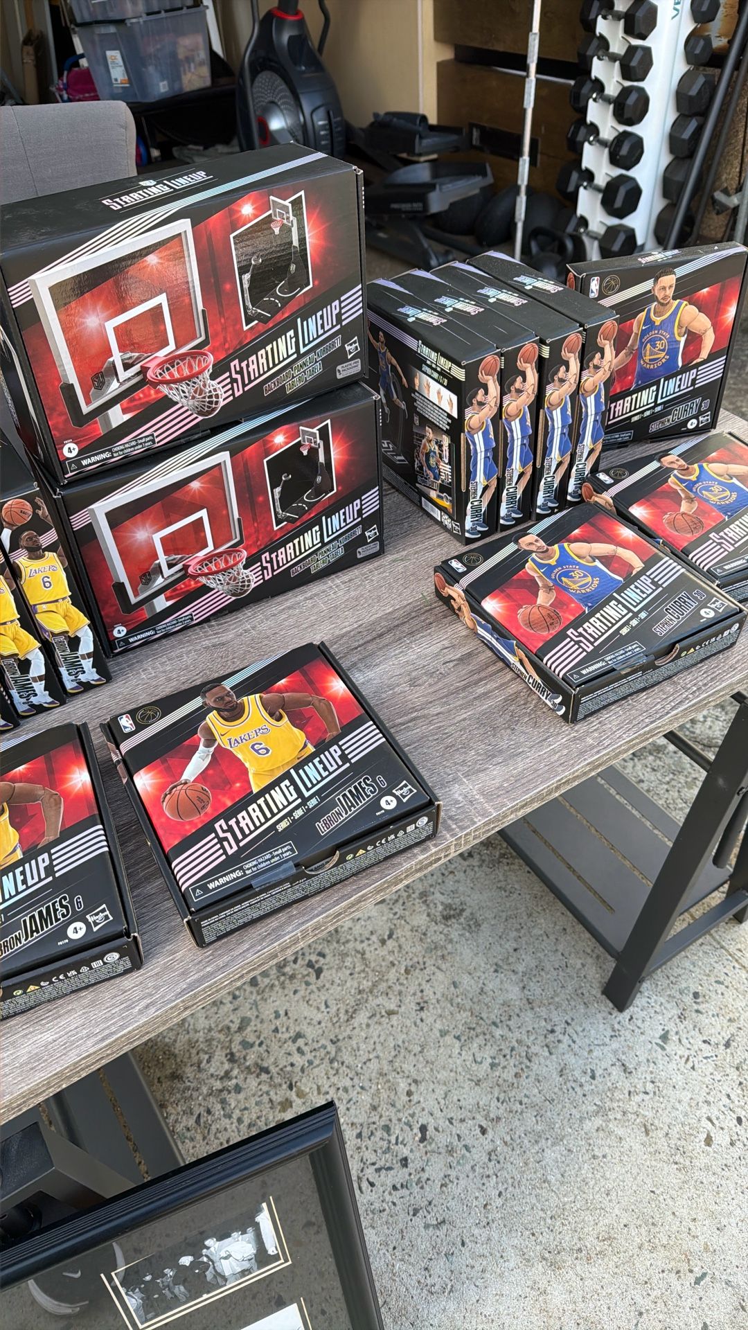 Starting Lineup New LeBron James Steph Curry