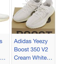 adidas Yeezy Boost 350 V2 Cream White 8 1/2
