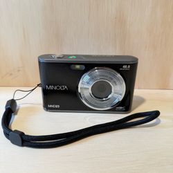 Minolta MND23 Digital Camera 48MP 4K UHD Blk Tested Good w/Bat-Card-Chag Read!