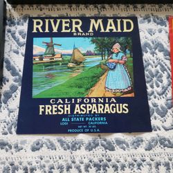 Vintage Fruit And Vegetable Crate Labels