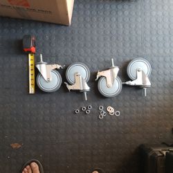 5 Inch Rubber Casters With Lock