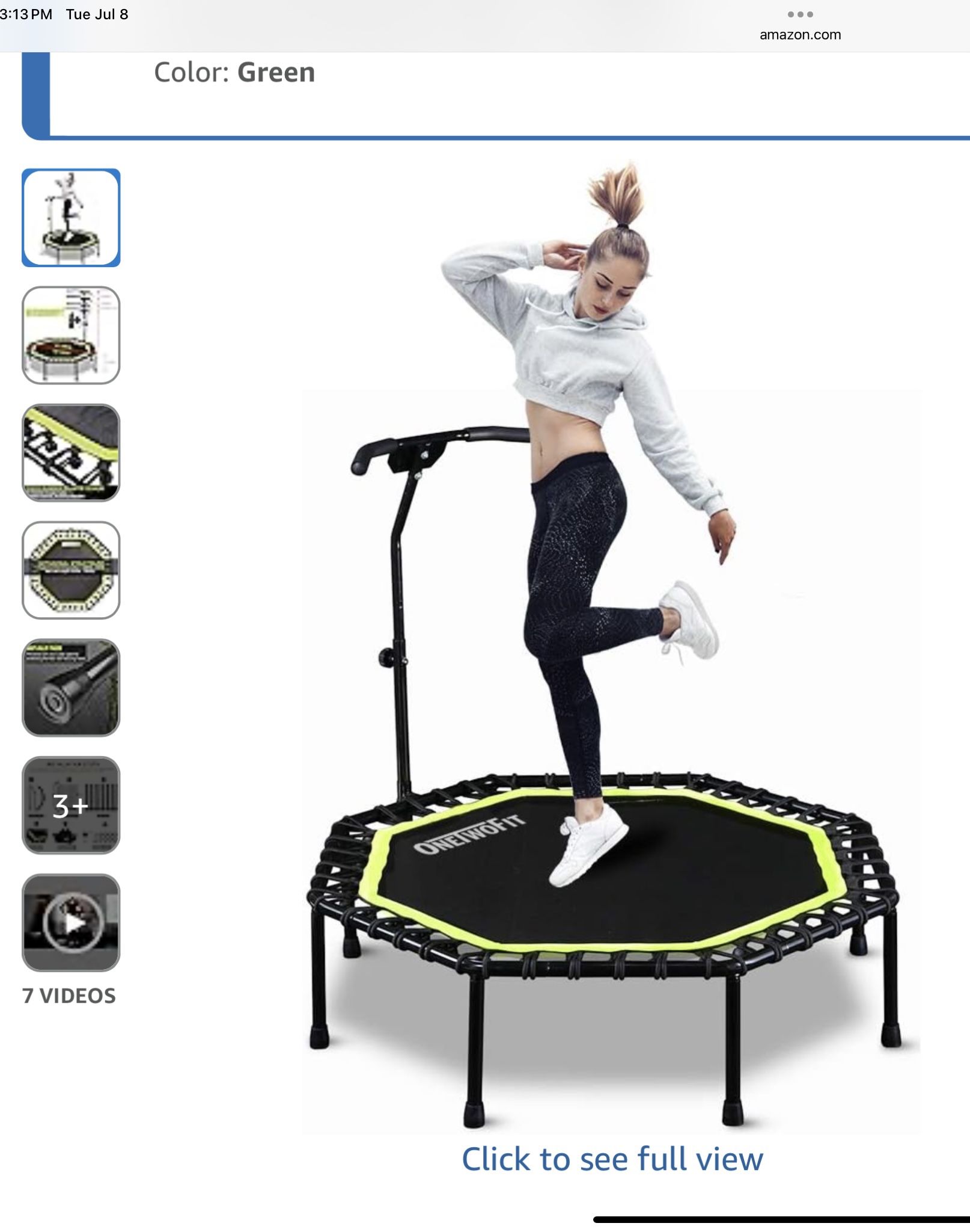 ONETWOFIT Trampoline