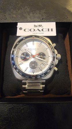 Coach New York Chronograph Tachymeter Watch