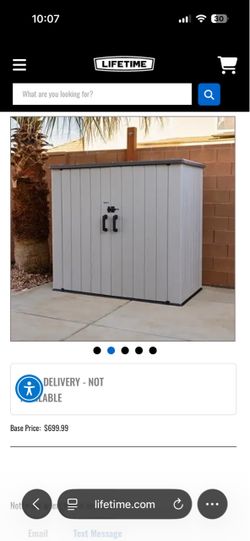 Lifetime Storage Shed