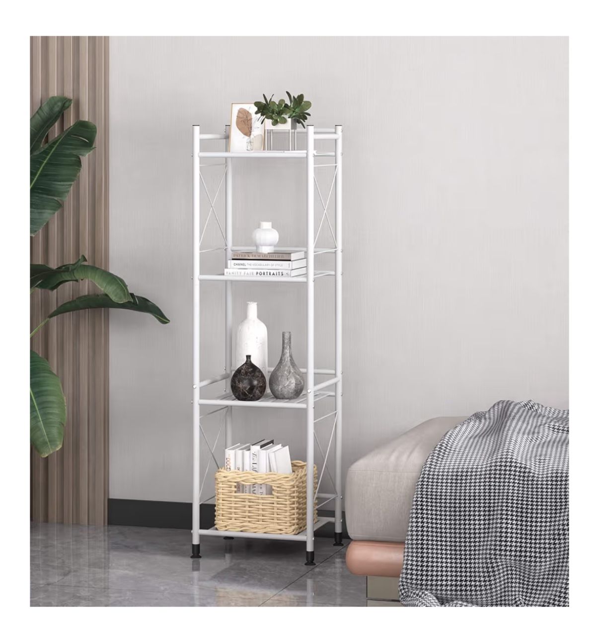 White Shelf Unit 