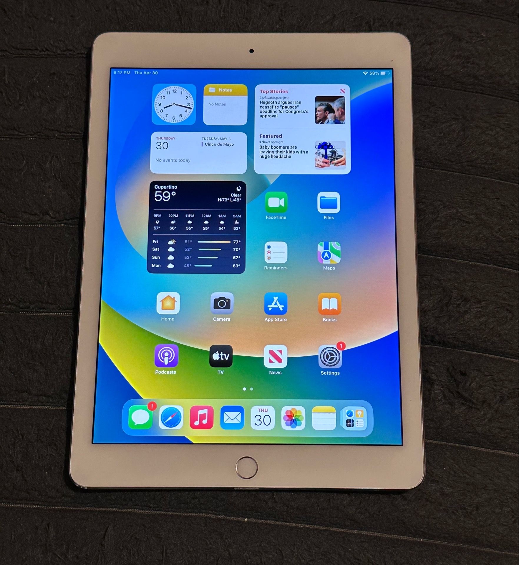 iPad Pro 9.7 Tablet 128 GB