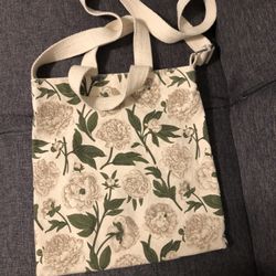 Thick Canvas Crossbody Bag 