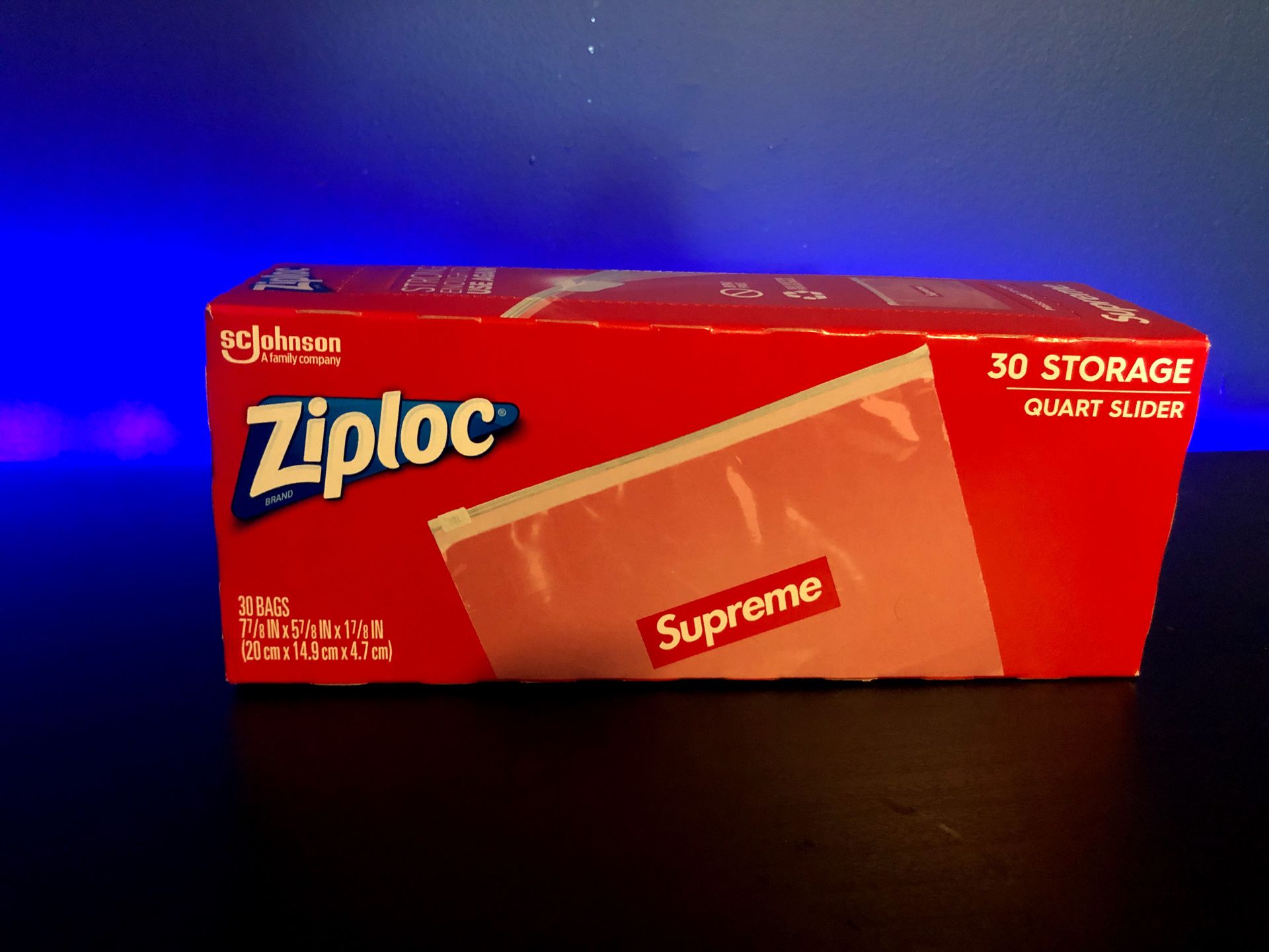Supreme ziploc bag