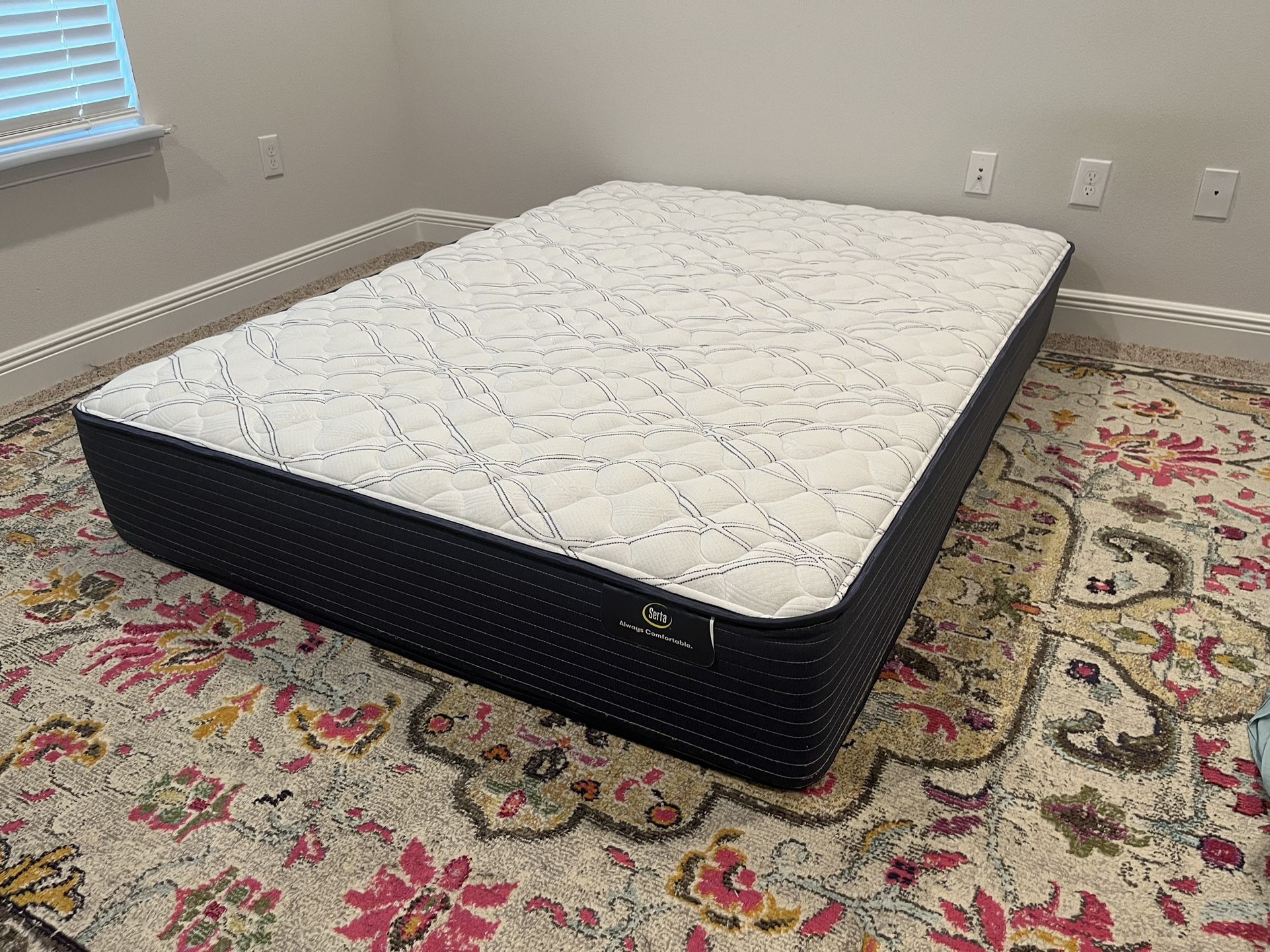 Serta Firm Queen Mattress Like New