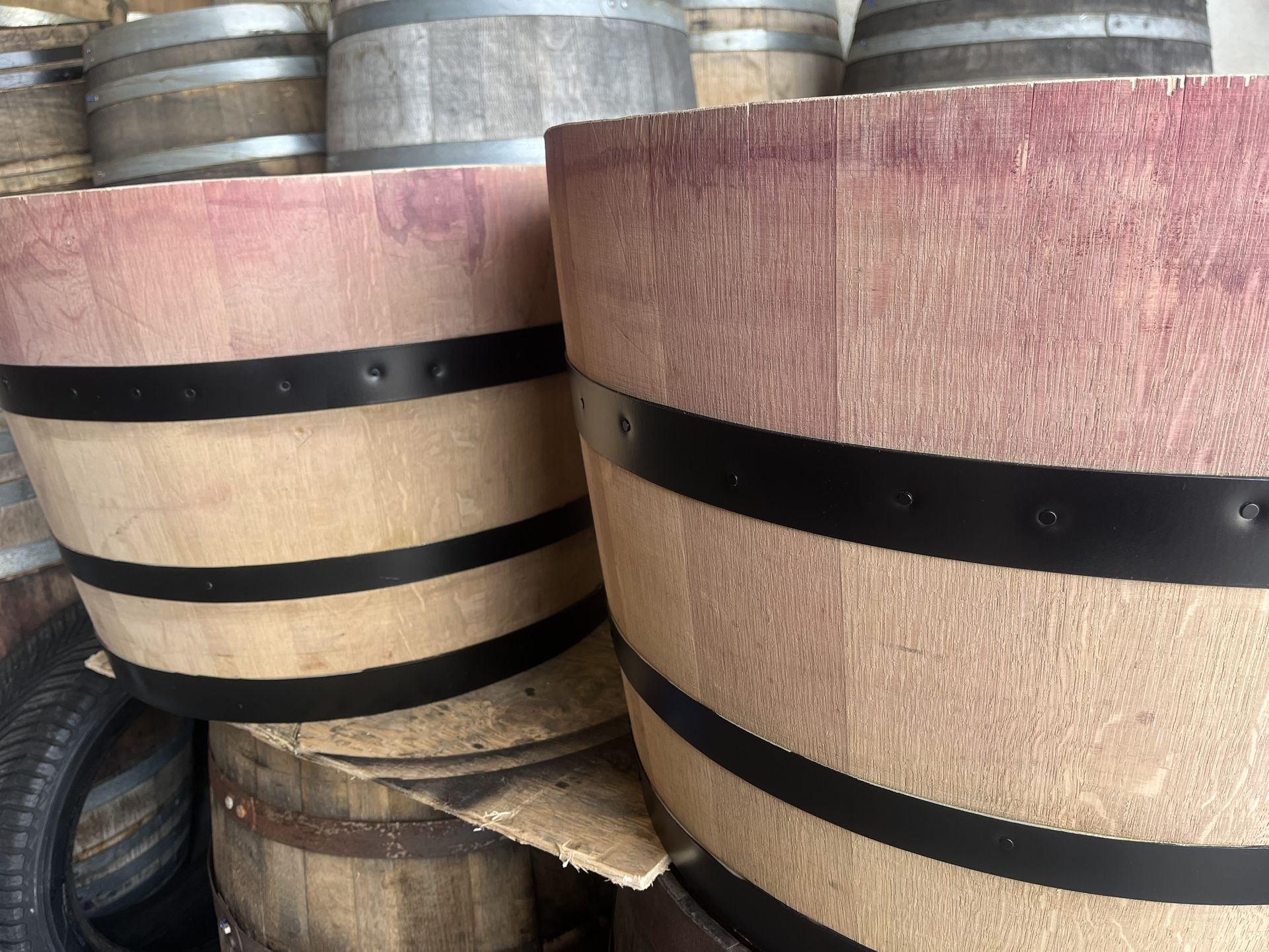 High Quality Empty Wine Barrel Planters For Sale Other - Lawn & Garden