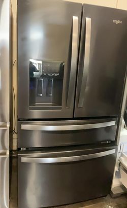 Whirlpool 4-Door Stainless Steel Refrigerator Fridge
