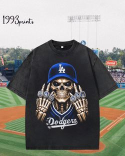 Dodgers Championship Skull tee ⚾💀