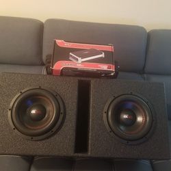 Subwoofer Speaker Box And Digital Power Amp Bundle