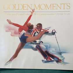 Olympics 1984 Commemorative Book & Stamps
