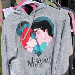 The Little Mermaid Cropped Sweatshirt