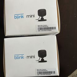 Brand New Blink Mini Indoor Security Cameras (2 Pack)