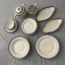 Bardet Limoges France Plates And Service Pieces 