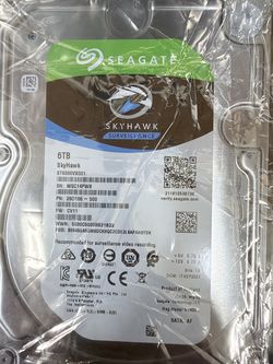 Seagate skyhawk surveillance hard drive 6TB