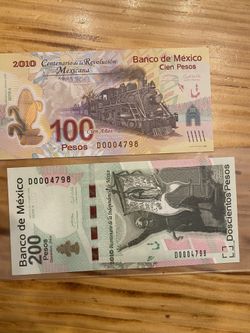 Mexico pair of bills