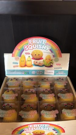 Fruit Squishy Decompression Toy 12-Pack