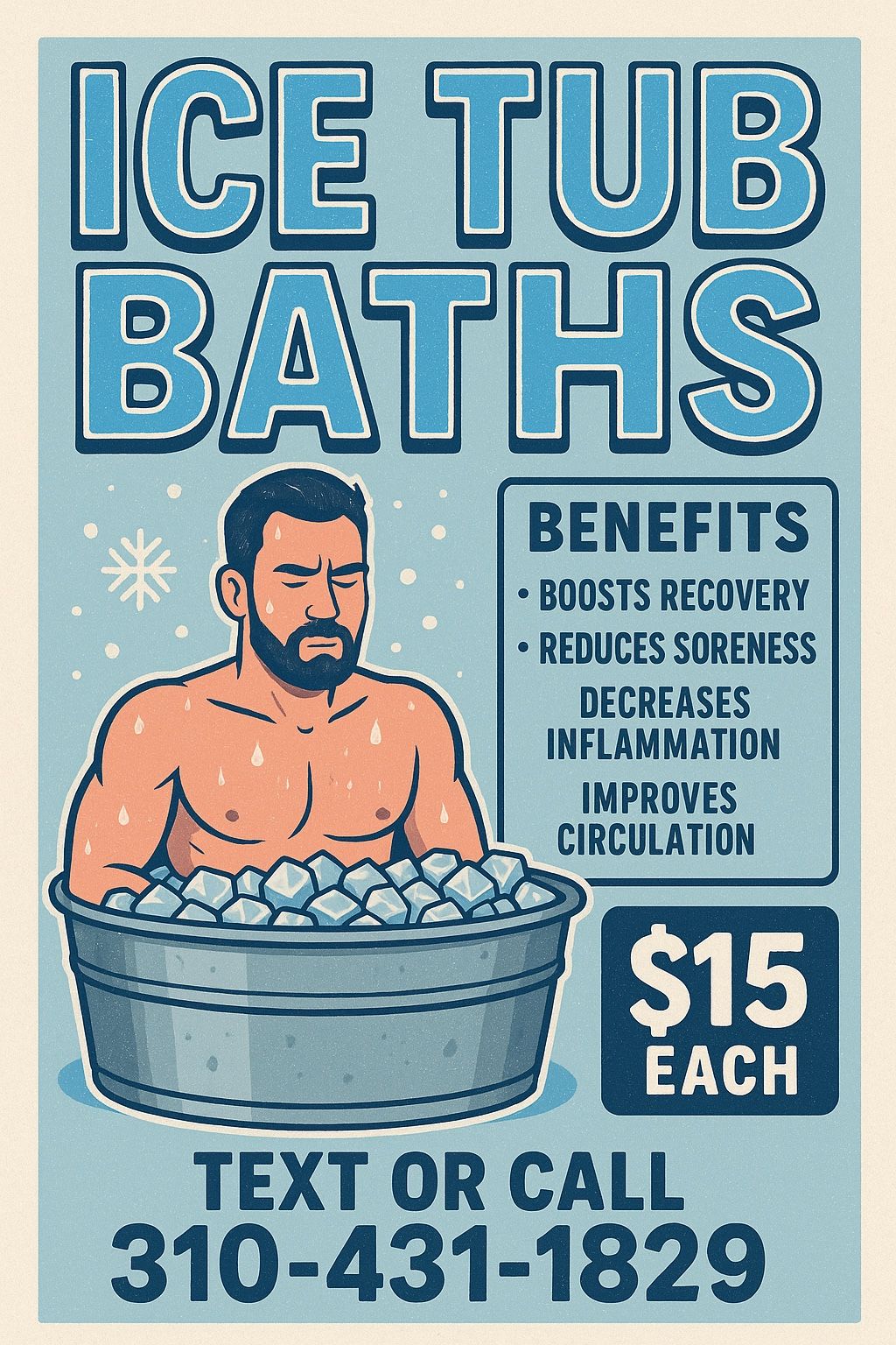 Ice Baths Recovery Wellness 🧊 🥶