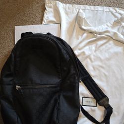 GG Gucci Black Nylon Backpack