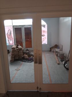 Double Doors For commercial 36 Inch And Comes With hardware