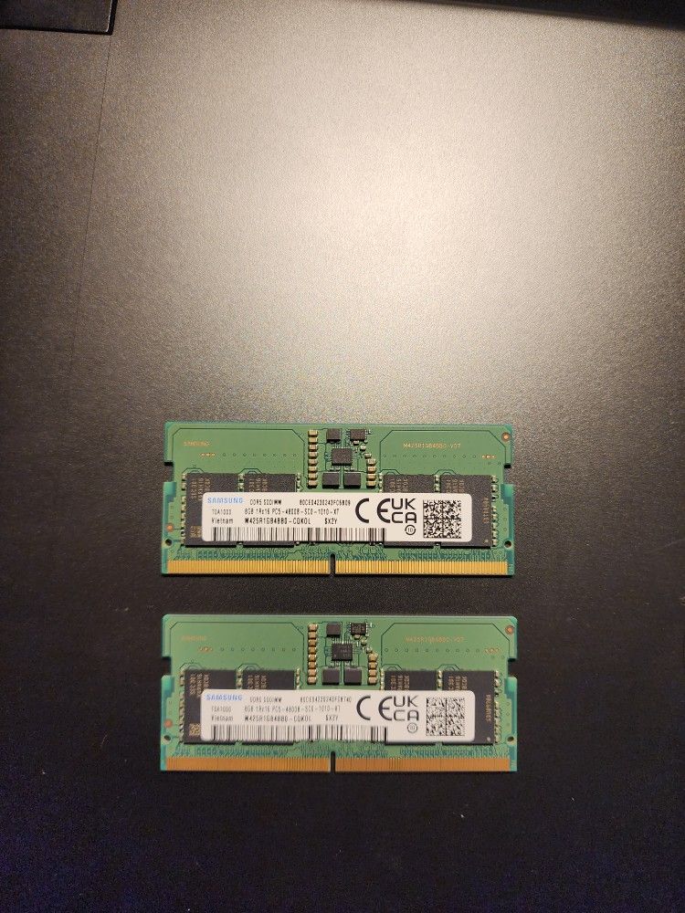 Samsung Laptop DDR5 16GB (2 X 8GB) RAM 