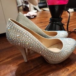 Studded Heels Size 7