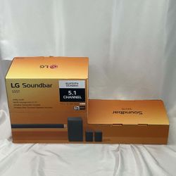 *NEW* LG Soundbar for TV 5.1 Ch with Dolby Audio and Rear Speakers - S55TR