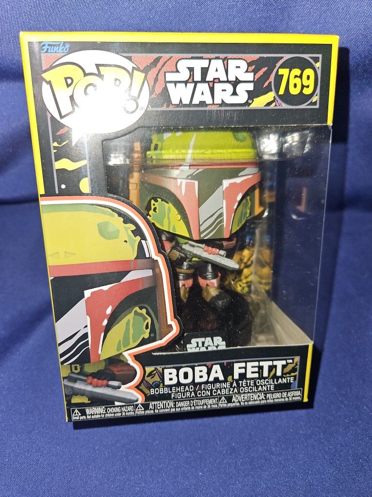 Funko Pop! #769 Star Wars: The Clone Wars - Boba Fett (Retro)!