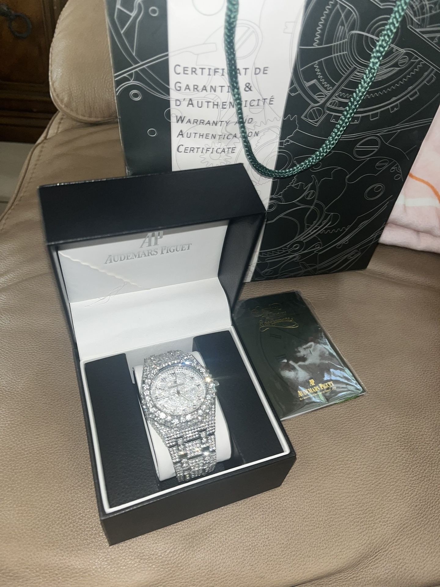 Ap Moissinaite Watch