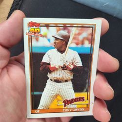 Tony Gwyn 91 Topps ERROR card