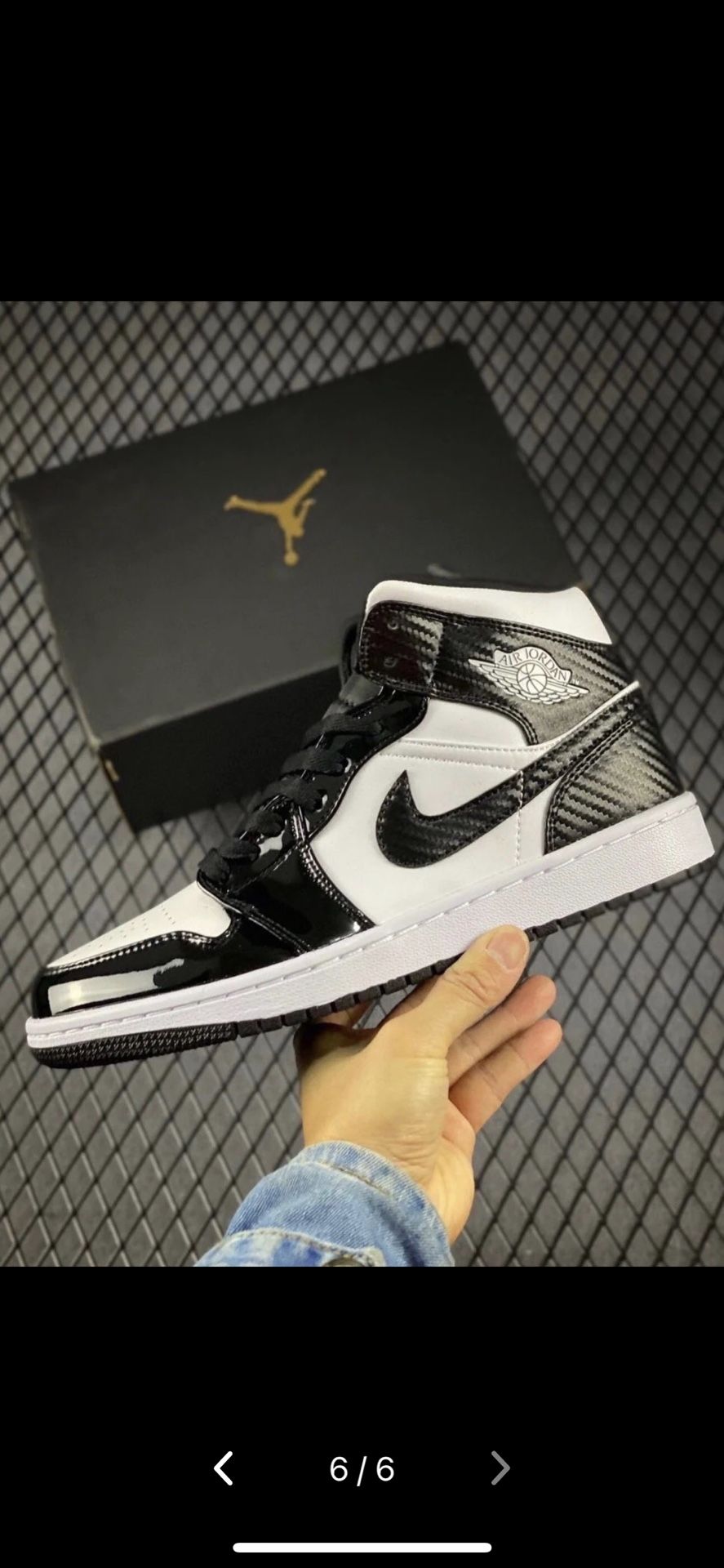 Jordan 1 Mid Carbon Fiber