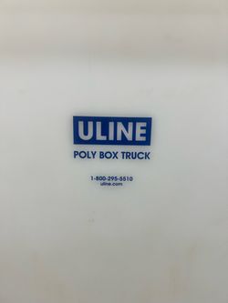 Uline poly box trucks/ on castor wheels
