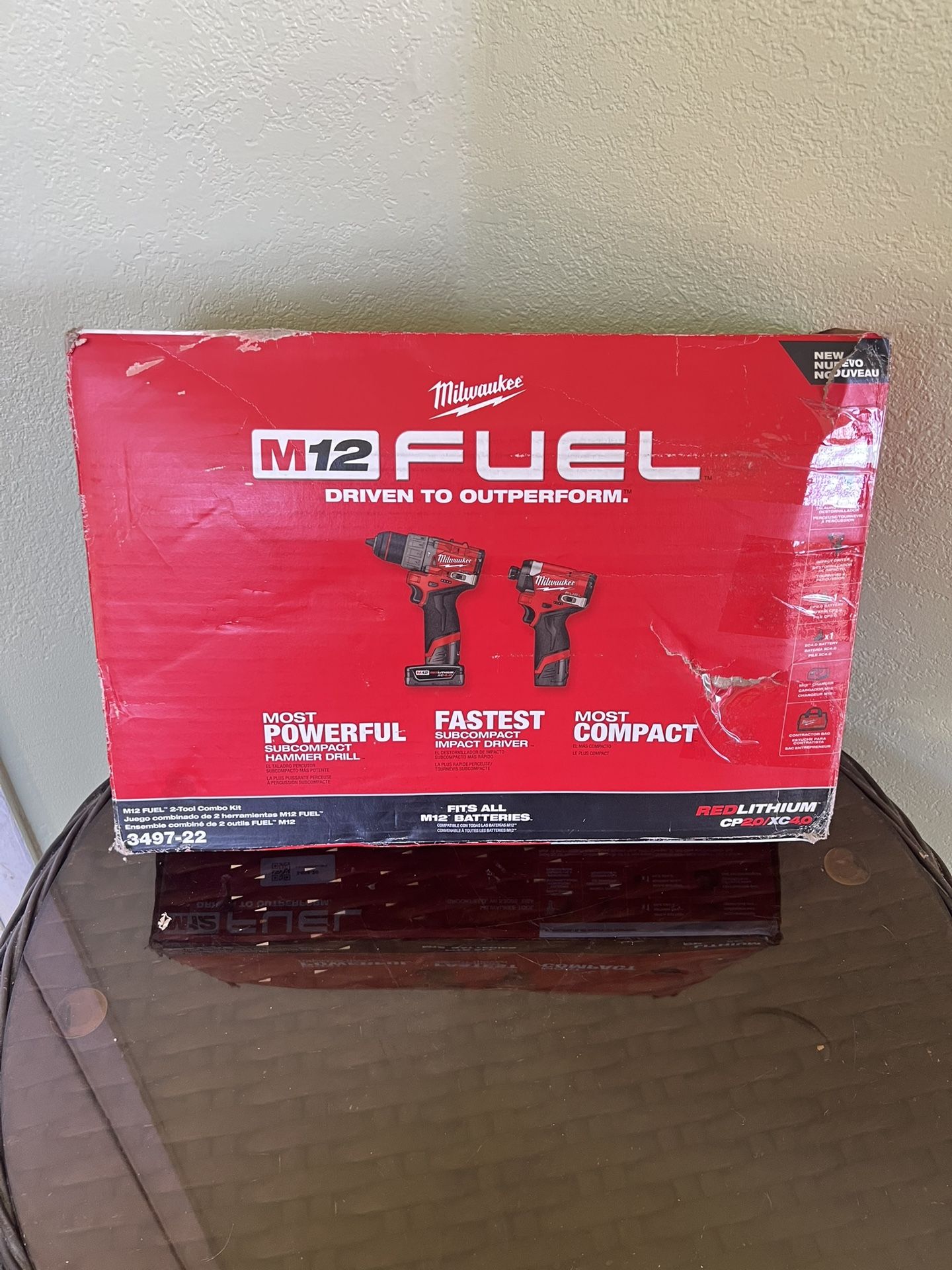 Milwaukee M12 Fuel 12V Cordless 2-Tool Combo kit 