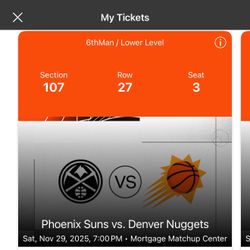 Suns Vs Nuggets 11/29